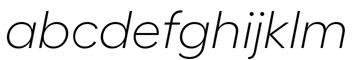 FellixTRIAL LightItalic Font LOWERCASE