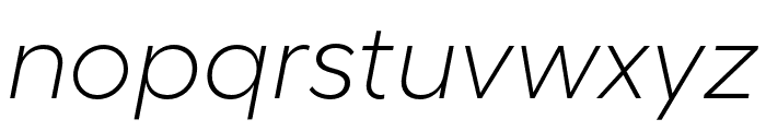 FellixTRIAL LightItalic Font LOWERCASE