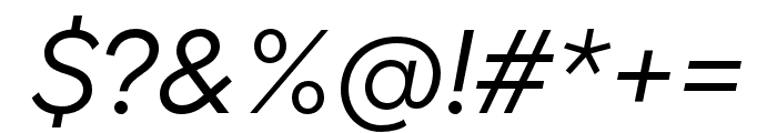 FellixTRIAL RegularItalic Font OTHER CHARS