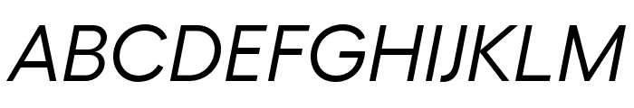 FellixTRIAL RegularItalic Font UPPERCASE