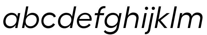 FellixTRIAL RegularItalic Font LOWERCASE