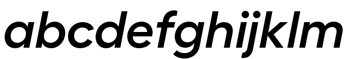 FellixTRIAL SemiBoldItalic Font LOWERCASE