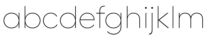 FellixTRIAL Thin Font LOWERCASE