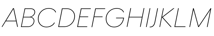 FellixTRIALVF Italics Font UPPERCASE