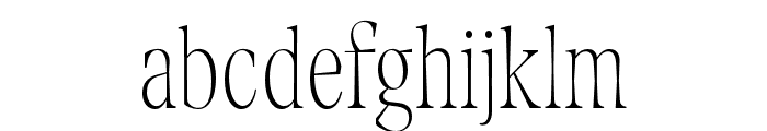 FenulCompressedTRIAL Light Font LOWERCASE