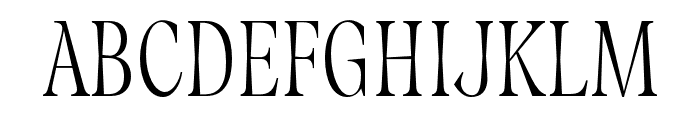 FenulCompressedTRIAL Regular Font UPPERCASE