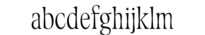 FenulCompressedTRIAL Regular Font LOWERCASE