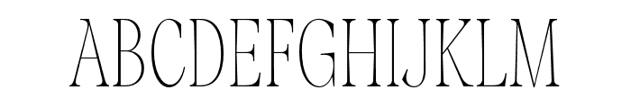 FenulCompressedTRIAL Thin Font UPPERCASE