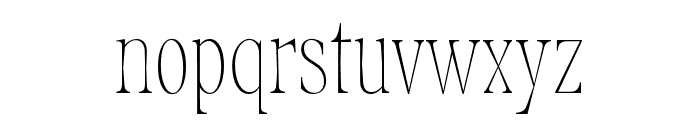 FenulCompressedTRIAL Thin Font LOWERCASE