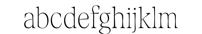 FenulCondensedTRIAL Light Font LOWERCASE