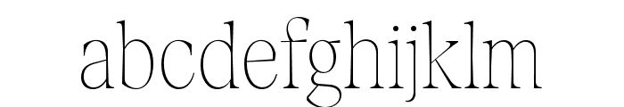 FenulCondensedTRIAL Thin Font LOWERCASE