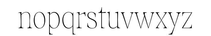 FenulCondensedTRIAL Thin Font LOWERCASE