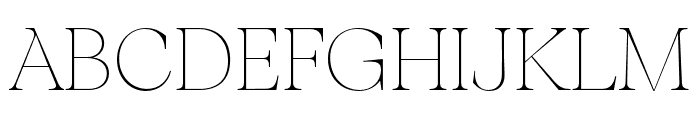 FenulStandardTRIAL Thin Font UPPERCASE