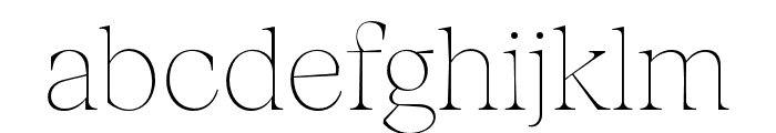 FenulStandardTRIAL Thin Font LOWERCASE