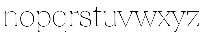 FenulStandardTRIAL Thin Font LOWERCASE