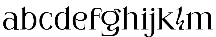 Feodalist Font LOWERCASE