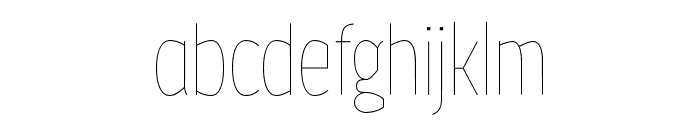 Ff4a Kloecondenced250   Font LOWERCASE