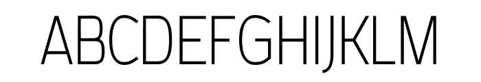 Ff4a Kloecondenced300   Font UPPERCASE