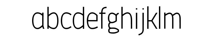 Ff4a Kloecondenced300   Font LOWERCASE