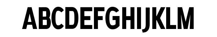 Ff4a Kloecondenced600  Font UPPERCASE