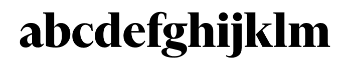 Financier Bold Font LOWERCASE