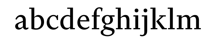 Financier Text Regular Font LOWERCASE