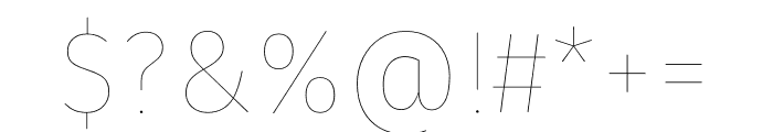 Fira Sans Eight Font OTHER CHARS