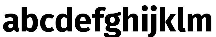 FiraGO Bold Font LOWERCASE
