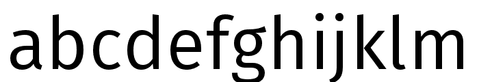 FiraGO Book Font LOWERCASE