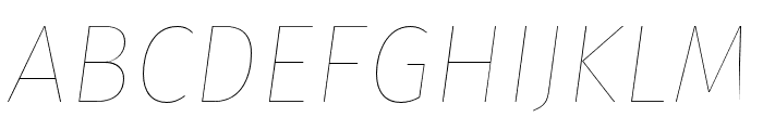 FiraGO Eight Italic Font UPPERCASE