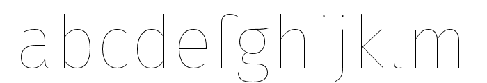 FiraGO Eight Font LOWERCASE