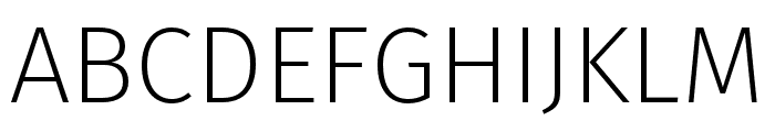 FiraGO Extra Light Font UPPERCASE