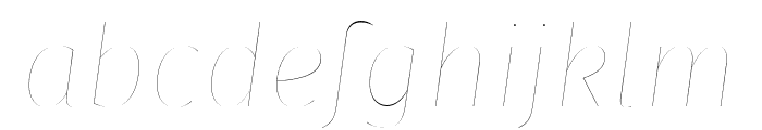 FiraGO Four Italic Font LOWERCASE