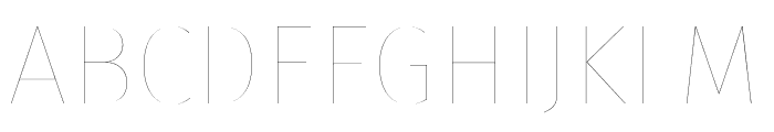 FiraGO Four Font UPPERCASE