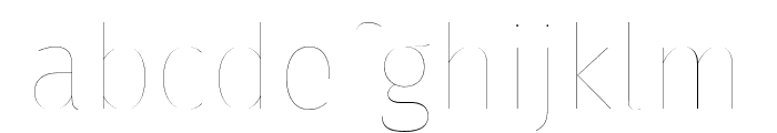 FiraGO Four Font LOWERCASE