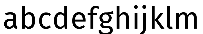 FiraGO Regular Font LOWERCASE