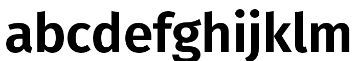 FiraGO Semi Bold Font LOWERCASE