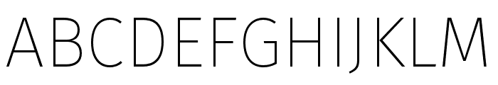 FiraGO Ultra Light Font UPPERCASE