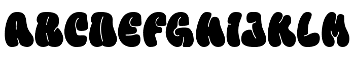 Flexi Gloo Font UPPERCASE