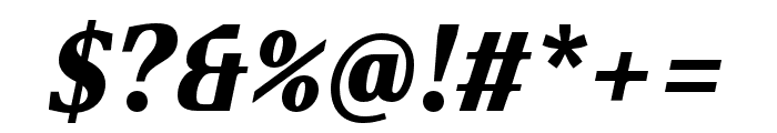 Fleya Bold Italic Font OTHER CHARS