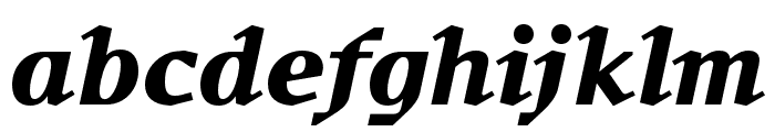 Fleya Bold Italic Font LOWERCASE