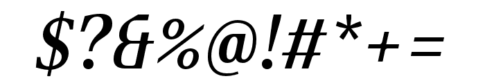 Fleya Regular Italic Font OTHER CHARS