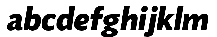 Flinders BlackItalic 1 Font LOWERCASE