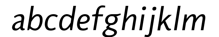 Flinders Italic 1 Font LOWERCASE