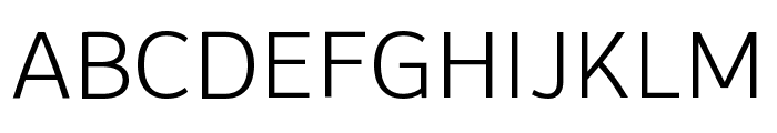 Flinders Light Font UPPERCASE