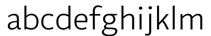 Flinders Light Font LOWERCASE