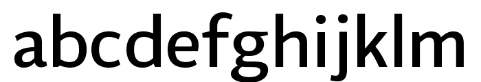 Flinders Medium Font LOWERCASE