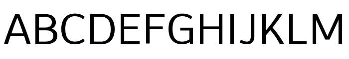 Flinders Regular Font UPPERCASE