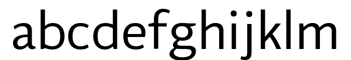 Flinders Regular Font LOWERCASE