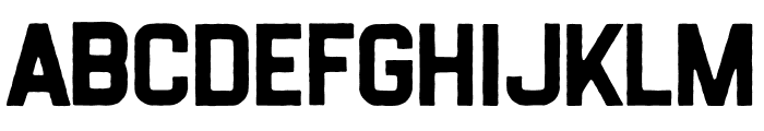 Flintstock Rough Font UPPERCASE